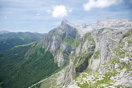 坎塔布里亚最高峰图片