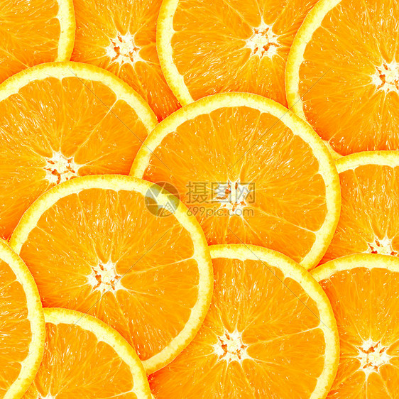 橙色切片柑橘水果背景摘要橙子工作室食物摄影宏观圆圈照片活力肉质图片