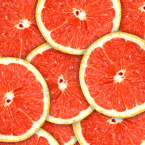 背景 葡萄果切面柑橘水果照片柠檬柚子红色宏观圆圈食物肉质摄影活力背景图片