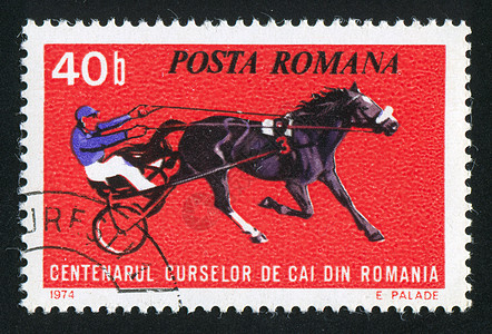 罗马骑士赛马行动邮票竞赛海豹赌注竞争者历史性运动集邮马场背景