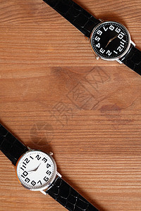 木头观察钟表数字时钟编号个人时针分针商业时间配饰图片