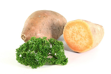 甜土豆加瓜淀粉有机食品化合物绿色球茎碳水棕色红色蔬菜白色图片