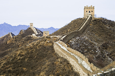 中国长城城堡遗产历史旅游小路废墟历史性吸引力天空岗楼图片