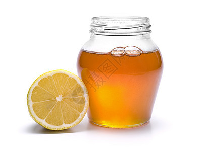 蜂蜜罐食物水果液体气泡花蜜柠檬蜂蜜工作室玻璃金子图片