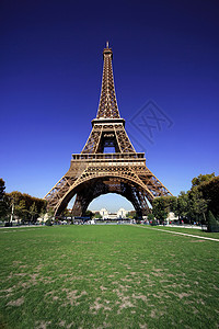 巴黎的艾菲尔铁塔地标风景游客建筑学金属冠军工程旅行旅游天空图片