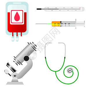 医疗设备保健卫生临床温度计工具药品显微镜白色乐器图片