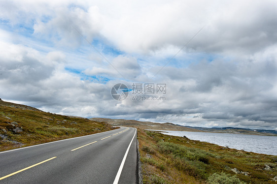 山区公路灰色岩石天气国家天空公园场景旅游旅行荒野图片