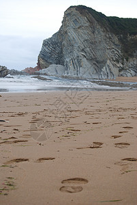 海 海海浪岩石海洋山脉天空蓝色图片