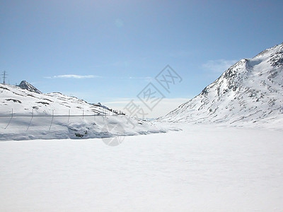 伯尔尼纳冰川发动机运动滑雪山脉场景全景图片