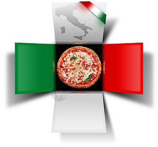 意大利制造的比萨饼盒图片