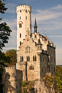 列赫滕斯坦城堡堡垒旅游豪夫吸引力风景区图片
