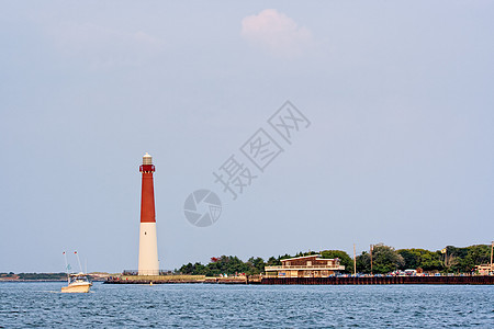 灯塔海岸导航警告天空蓝色支撑海岸线海湾风景公园图片