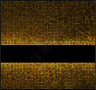 多色抽象光亮 金金迪斯科背景 广场像素 m创造力正方形马赛克活力黑色夜店插图墙纸迪厅庆典图片