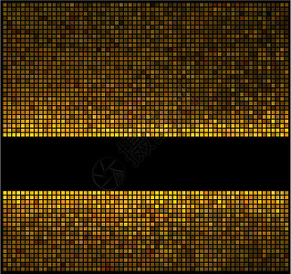 多色抽象光亮 金金迪斯科背景 广场像素 m创造力正方形马赛克活力黑色夜店插图墙纸迪厅庆典图片