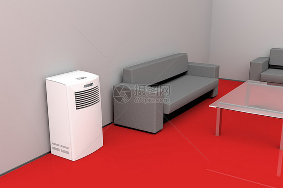 现代起居室     冷却概念图片
