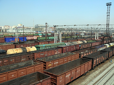 Chelyabnisk火车站运输车站出口工业机车乘客车皮技术平台货物图片