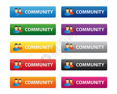 社区按钮纽扣圆形社会黑色紫色蓝色电脑黄色橙子网络图片