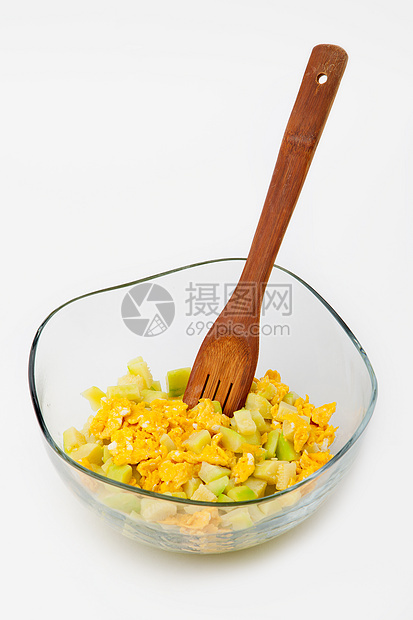 沙拉绿色营养美食饮食午餐蔬菜盘子棕色健康食物图片