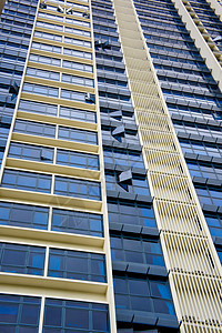 常住公寓楼财产房子公寓办公室建筑蓝色多层抵押摩天大楼玻璃图片