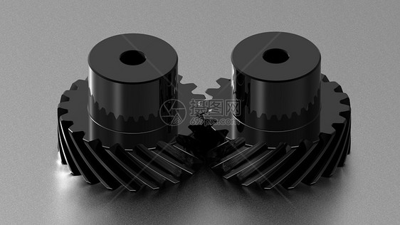 两个齿轮合金机器车轮工厂机械金属力学团体技术工程图片