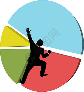 生意人达到大市场份额公司图表经济馅饼数据竞赛管理人员圆形成功统计图片
