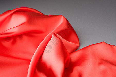 红织物海浪版税柔软度纺织品涟漪奢华折痕白色天鹅绒热情图片