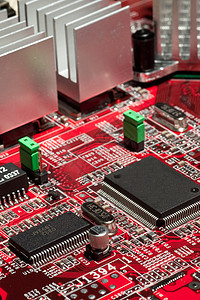 计算机电路委员会工程微电路半导体电子产品电容器电脑晶体管电阻器微电子贴片图片