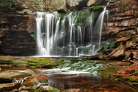 西弗吉尼亚的埃拉卡拉瀑布图片