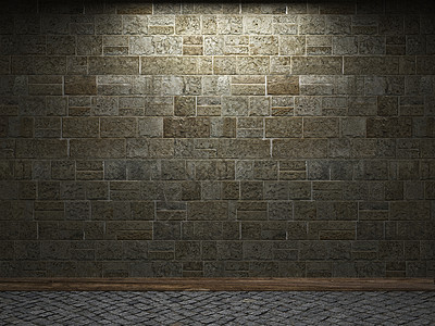 开明的石墙水泥建筑城市石头瓦砾橙子护岸墙壁纹理砖墙图片