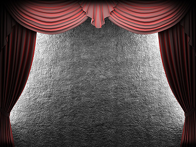 天鹅绒幕幕开场行动织物剧院观众播音员礼堂歌剧展示艺术手势图片