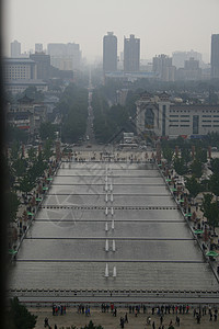 中国Xian  Xian 的字体静水体旅行天空历史流动起重机公园眼泪喷口衬套图片