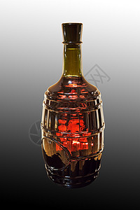 红色酒酒在瓶子里酒精软木玻璃液体产品红色饮料背景