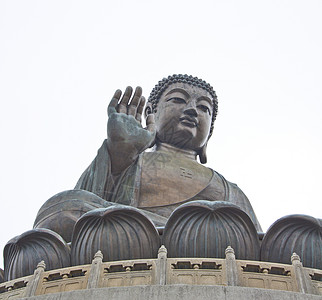 香港兰图岛的大佛陀图片