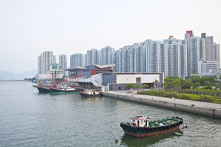 通门 香港市中心之一蓝色财产屯门土地市中心住宅房子民众建筑住房图片