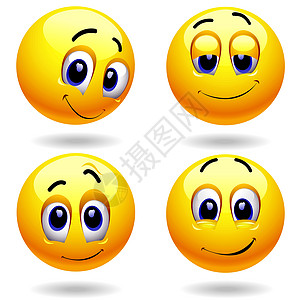 笑脸网络情绪情感游戏插图冒充霸道姿势喜悦符号图片