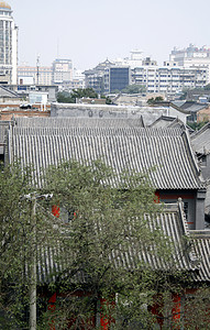 西安市中心 俯视屋顶建筑风格旅游市中心历史旅行装饰品房子都市墙纸石头图片