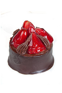 草莓蛋糕馅饼手工面包盘子美食生日水果糕点蛋糕甜点图片