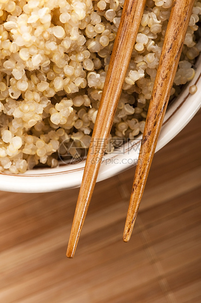 奎诺亚谷物收成饮食白色种子乡村食物纤维粮食玻璃木头图片