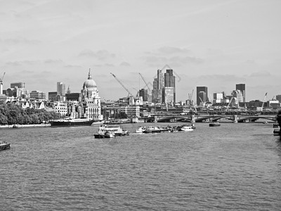 伦敦泰晤士河全景王国英语图片