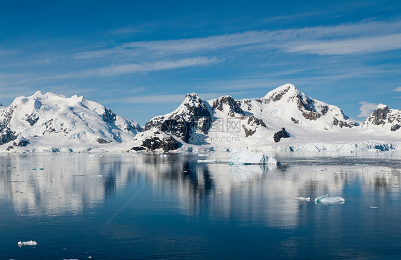 天堂湾南极海岸的景象图片
