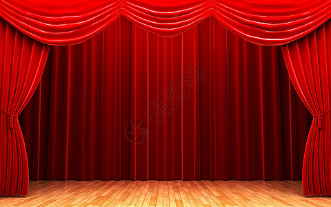 红色天鹅绒幕幕幕开场气氛织物布料播音员艺术行动礼堂歌词展示推介会图片