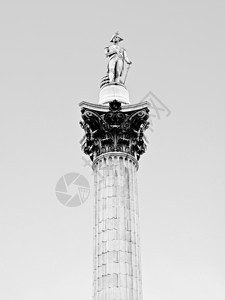 纳尔逊专栏 伦敦王国纪念碑正方形雕像柱子英语雕塑地标图片