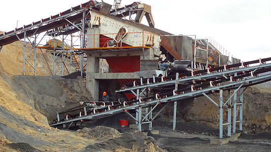 煤矿开采覆盖矿物质活力环境机械运输燃料蒸汽力量粉末图片
