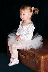 芭蕾女红发女性舞蹈家马尾辫芭蕾舞演员配件粉色女儿儿童图片