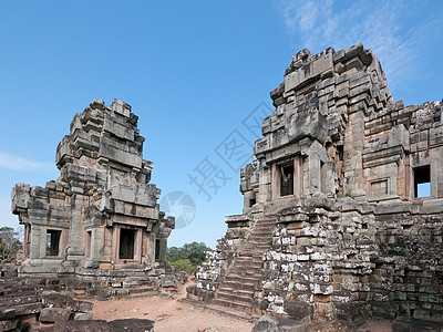 柬埔寨暹粒省Tao Keo寺文化废墟宗教石头建筑学寺庙高棉语图片