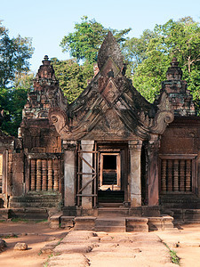 柬埔寨寺庙入口处图片