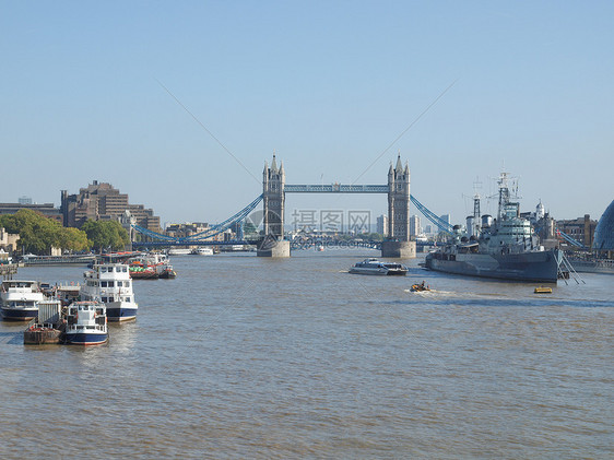 伦敦桥城市王国英语全景图片