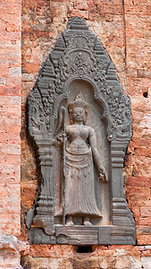 柬埔寨暹粒附近的Lolei寺庙详情图片
