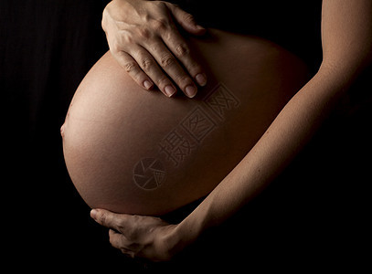 怀孕妇女家庭女性人体美术生活新生活影棚拥抱成人背景图片