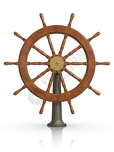 轮轮船航海帆船容器设备车轮部分方向盘游艇木头背景图片